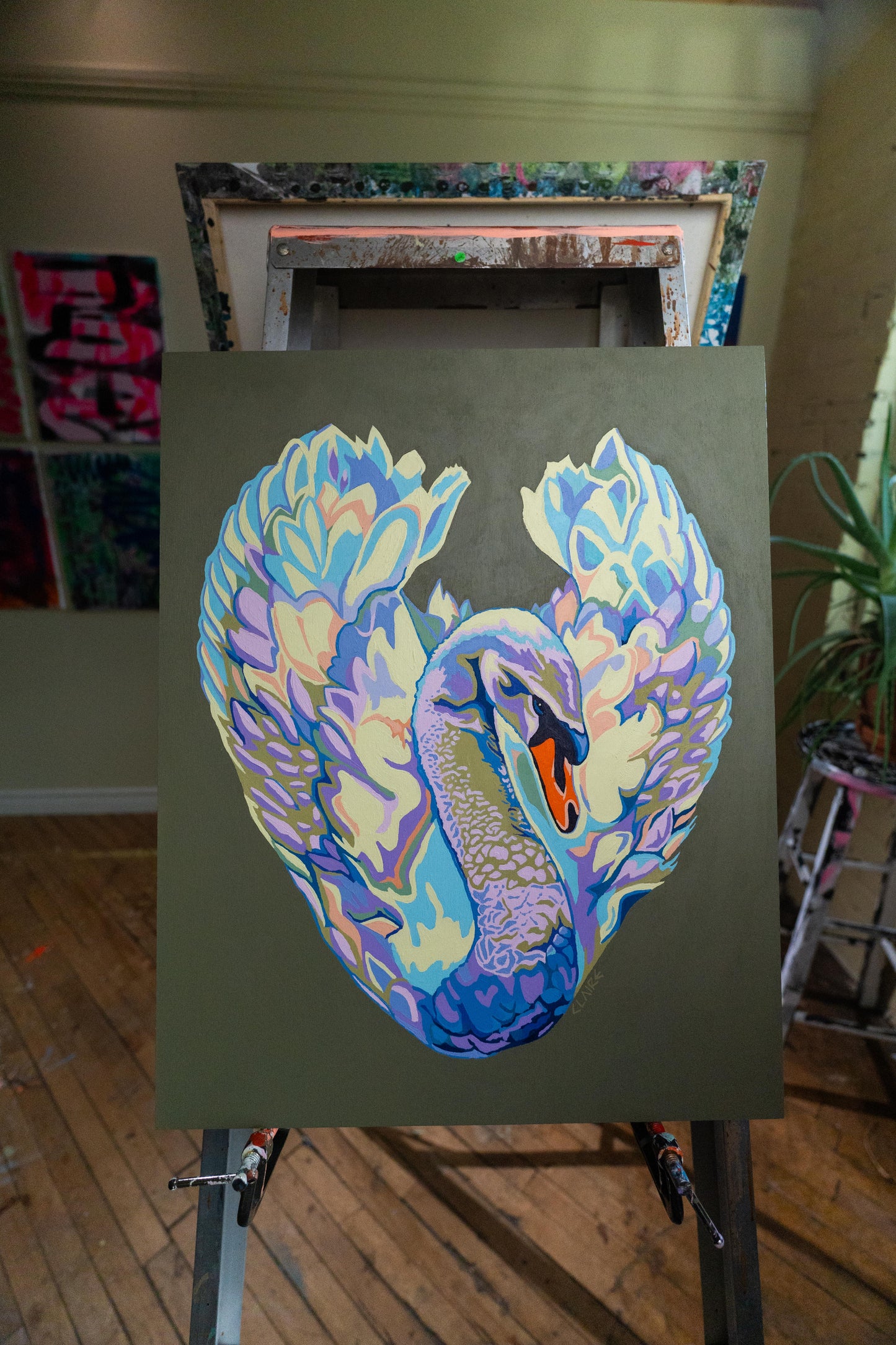 The Swan (Original Painting & Prints Available)
