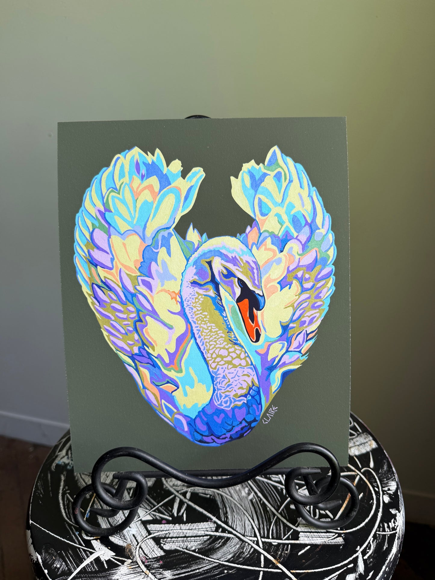 The Swan (Original Painting & Prints Available)