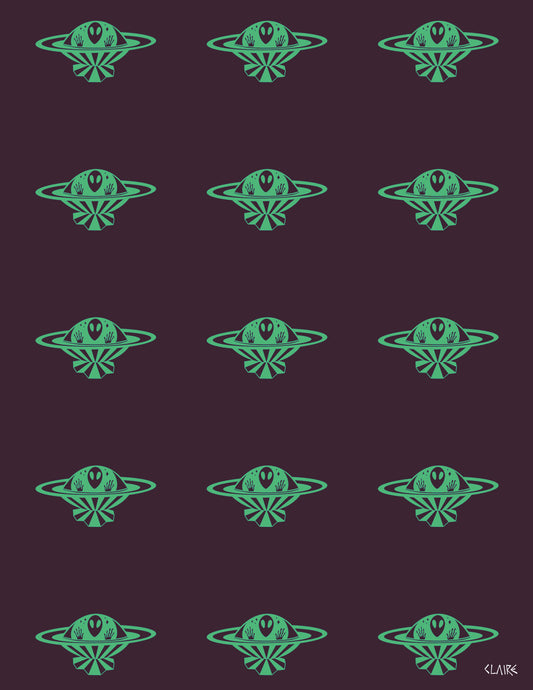 Alien Pattern (Print)